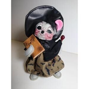 Annalee Witch Mouse Artist Doll Halloween 2020 Spells Book 7in